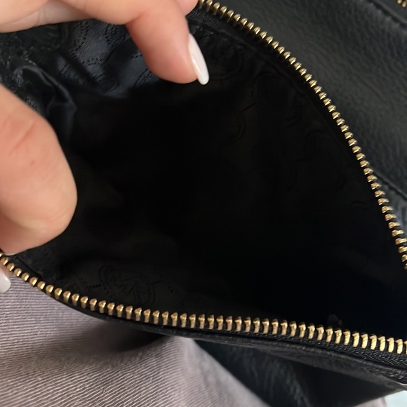 Michael Kors double compartment purse. Black and gold. Lightly used. - Picture 4 of 6